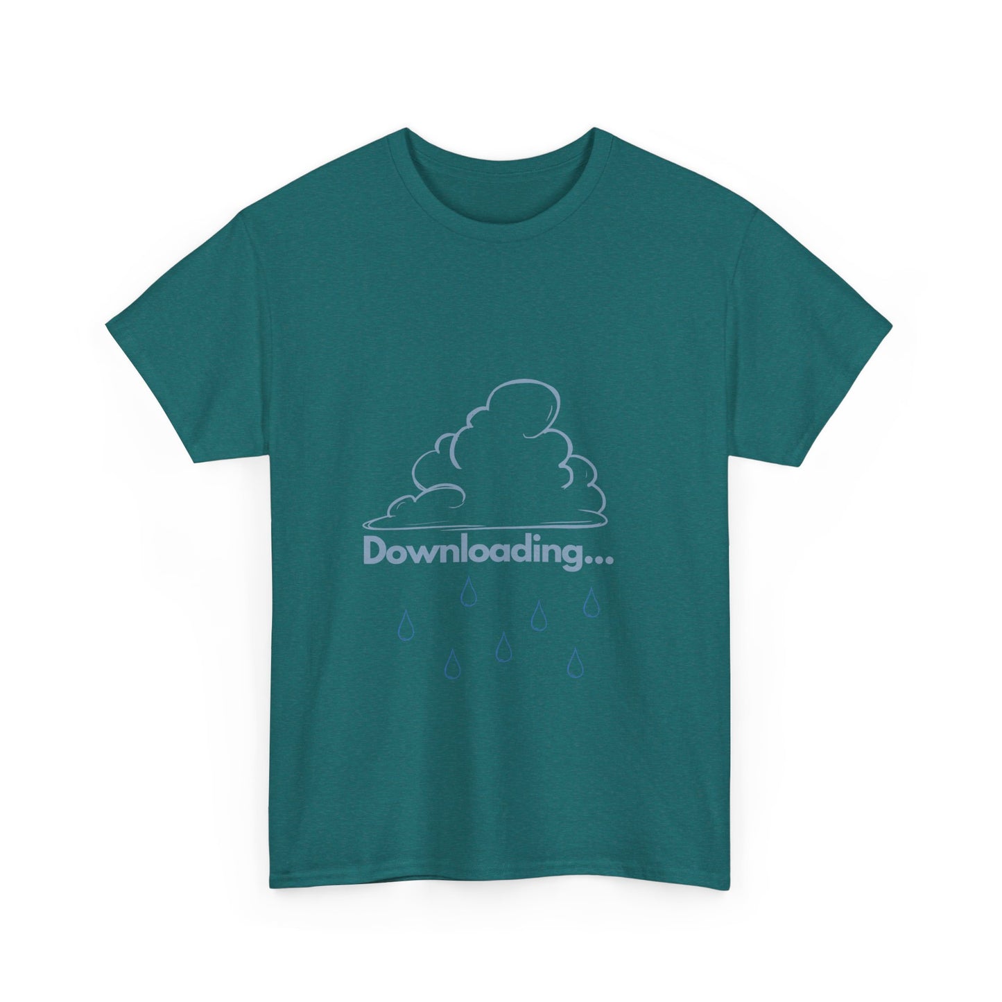 Downloading Cloud Raindrops - Tech Geek Humor