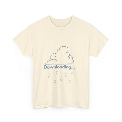 Downloading Cloud Raindrops - Tech Geek Humor