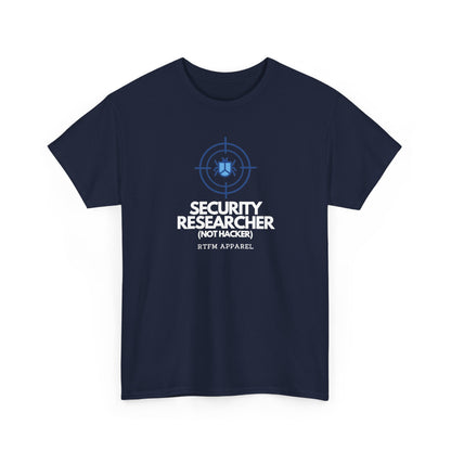 Security Researcher Not Hacker — Cybersecurity Tee