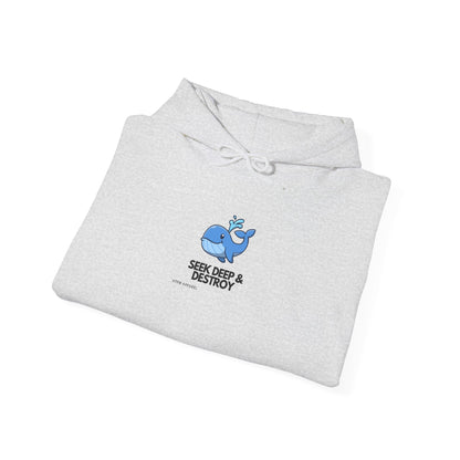 Cozy Whale Docker Humor — DevOps Hoodie