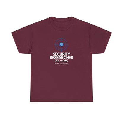 Security Researcher Not Hacker RTFM Apparel Funny Tech T-Shirt 2025