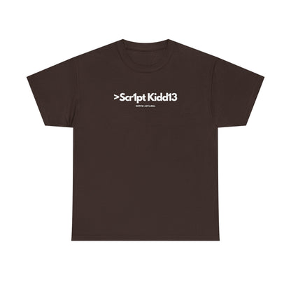 Script Kiddie RETFM Apparel Cyber Security Geek Humour — Tee