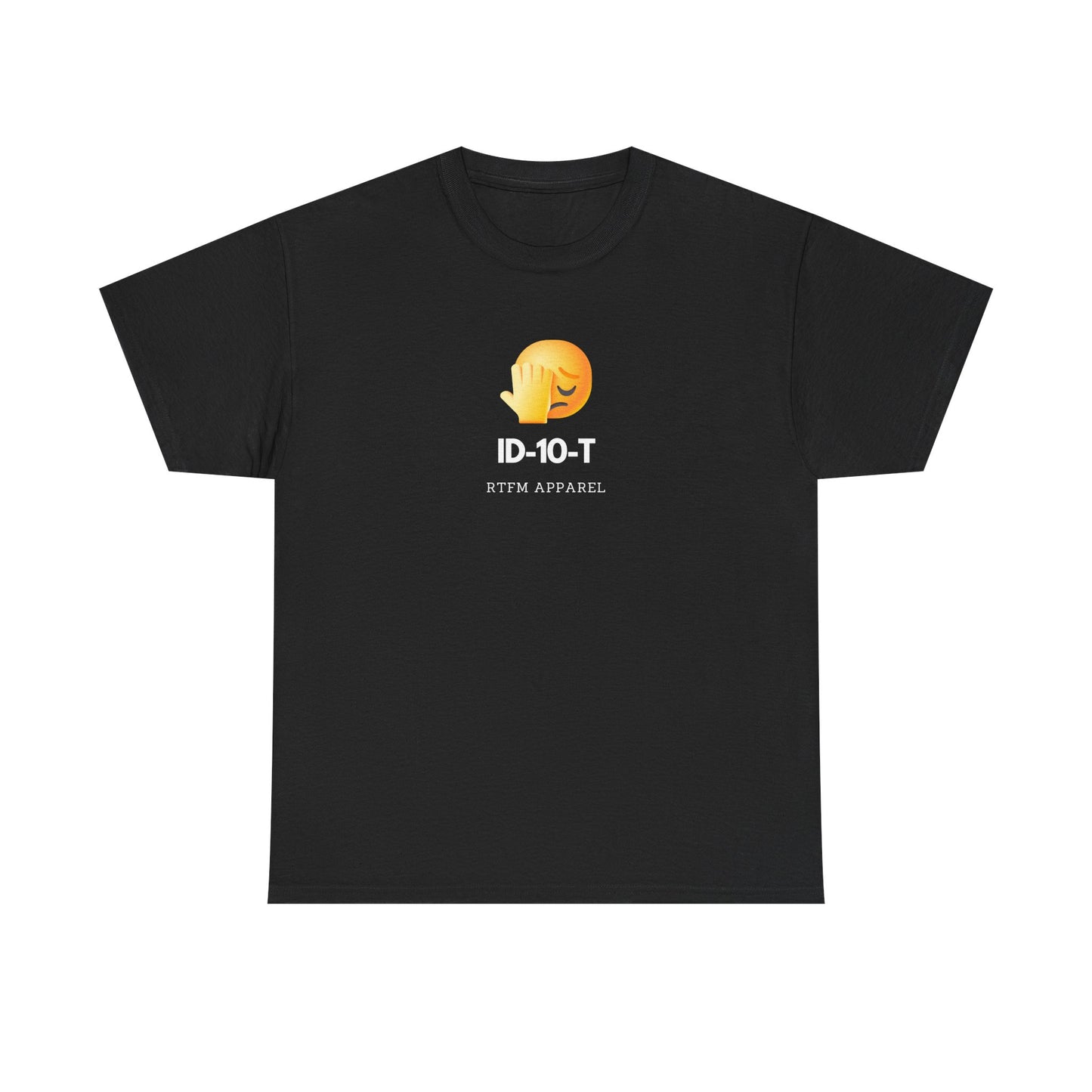 ID-10-T Funny Tech Humor T-Shirt For IT Professionals And Geeks