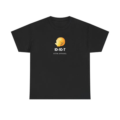 ID-10-T Funny Tech Humor T-Shirt For IT Professionals And Geeks