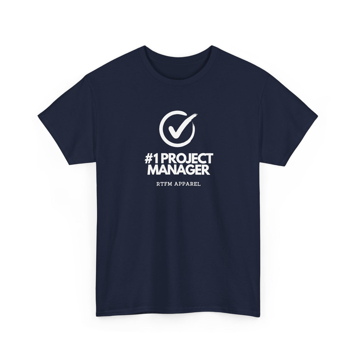 #1 Project Manager Checkmark — Tee