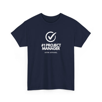#1 Project Manager Checkmark — Tee
