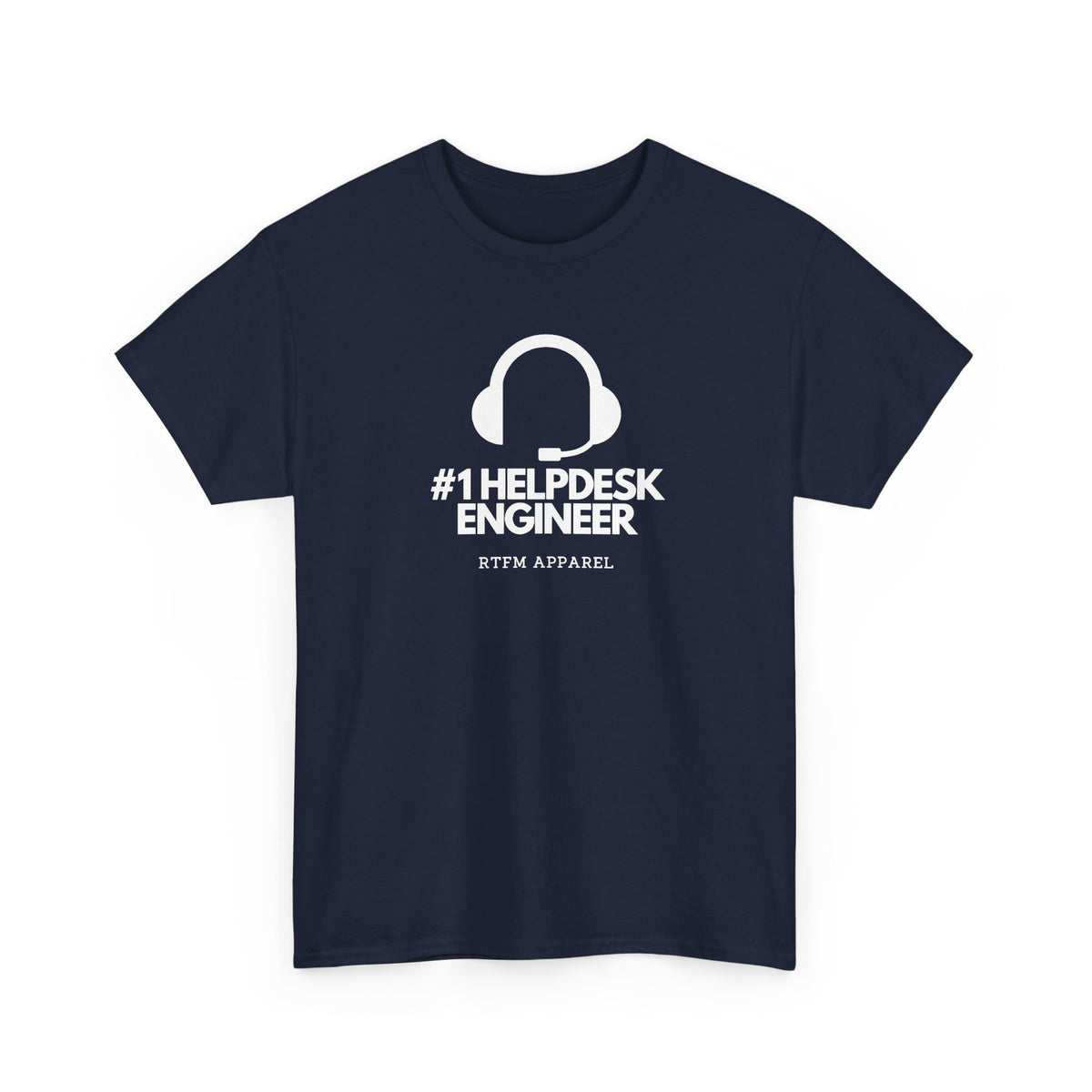 #1 Helpdesk Engineer Headset — IT Support Tee
