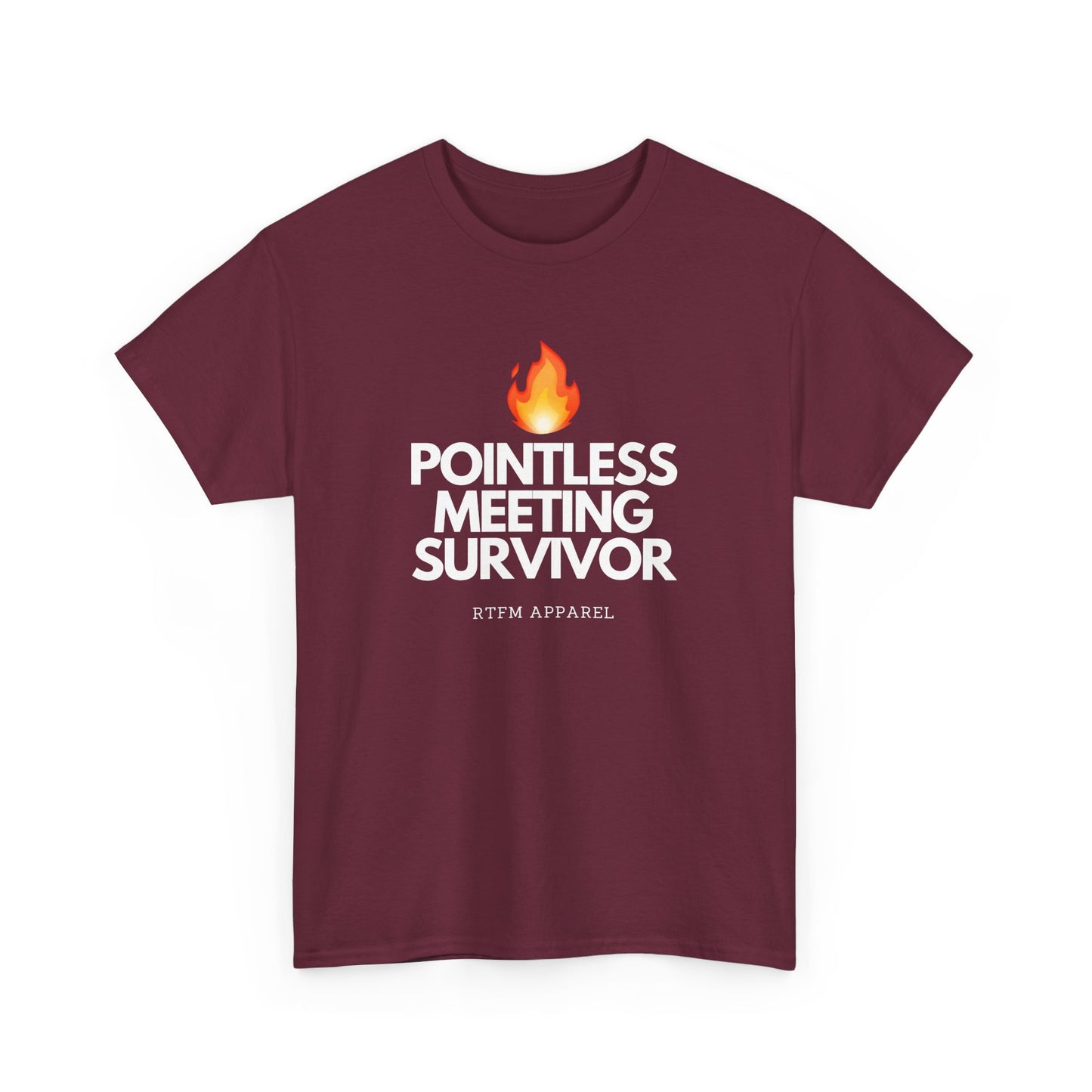 Pointless Meeting Survivor - RTFM, Sysadmin, IT Professional, Tech Humor, Funny Gift