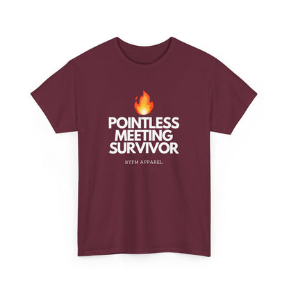 Pointless Meeting Survivor - RTFM, Sysadmin, IT Professional, Tech Humor, Funny Gift
