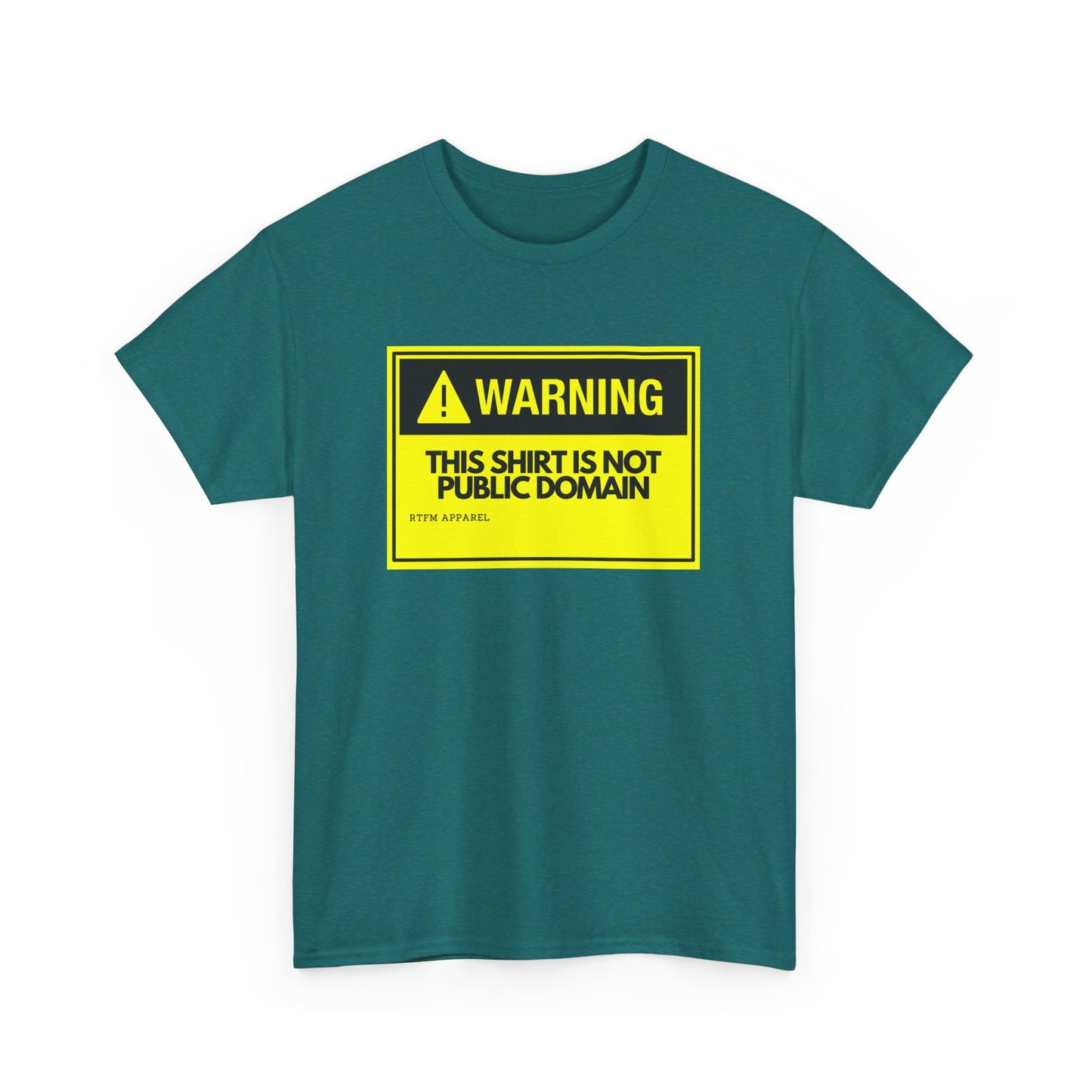 Warning This Shirt Is Not Public Domain Funny Tech Humor
