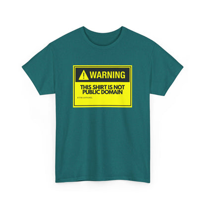 Warning This Shirt Is Not Public Domain Funny Tech Humor
