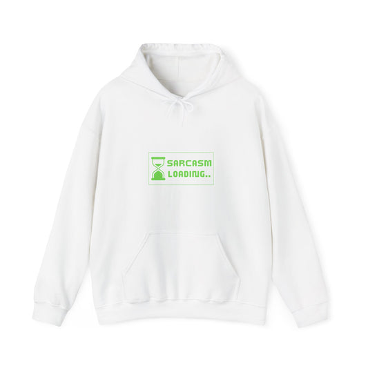Sarcasm Loading Hoodie - IT Geek Humor, Tech Lover Gift, Funny Sysadmin Apparel