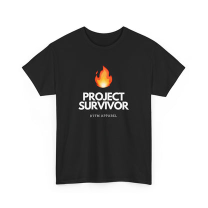 Project Survivor RTFM Apparel Flame Design - Tech, IT, Cybersecurity Engineer Humor 2025