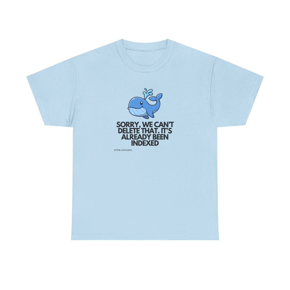 Happy Whale Splash Tech Humor — Cloud Engineer Tee