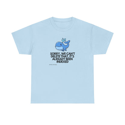 Happy Whale Splash Tech Humor — Cloud Engineer Tee