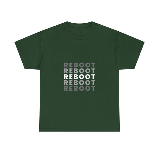 Reboot Reboot Reboot Funny IT Tech Geek T-Shirt