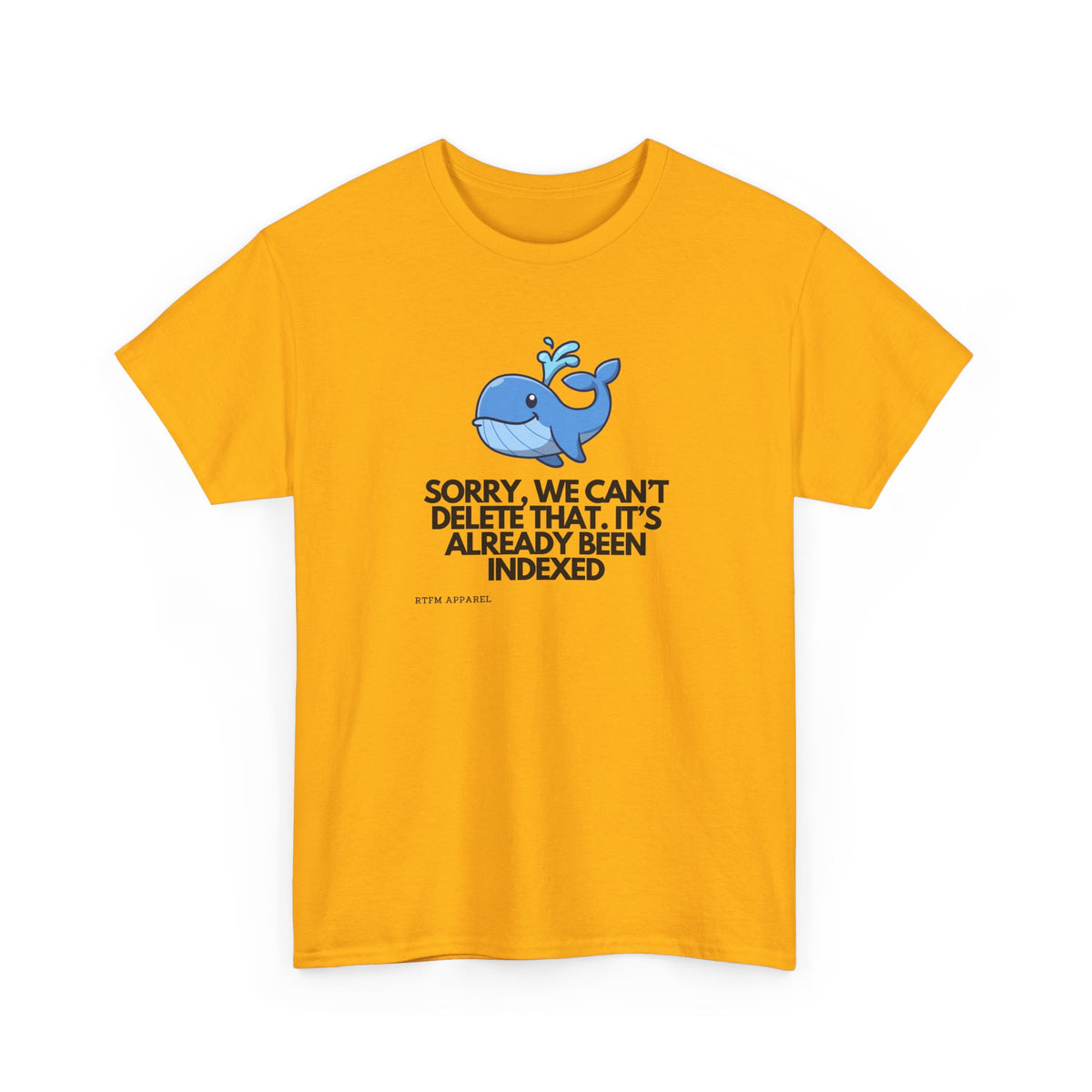 Happy Whale Splash Tech Humor — Cloud Engineer Tee