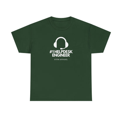 #1 Helpdesk Engineer Headset RTFM Apparel - Funny Tech, IT, Sysadmin