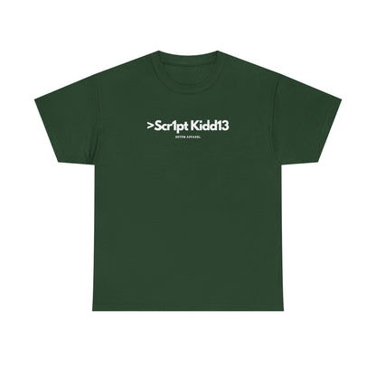 Script Kiddie RETFM Apparel Cyber Security Geek Humour — Tee