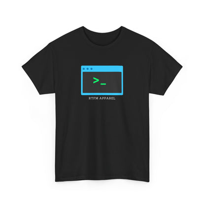 RTFM Terminal Command Nerd Humor T-Shirt - Geek, Sysadmin, IT Crowd, Developer, Programmer, Fun Tee