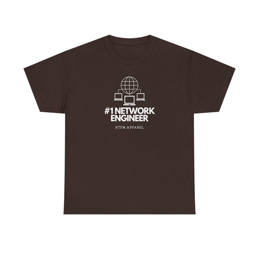 #1 Network Engineer RTFM Apparel - Funny Sysadmin, IT Pro, Network Shirt