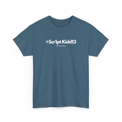 Script Kiddie RETFM Apparel Cyber Security Geek Humour — Tee