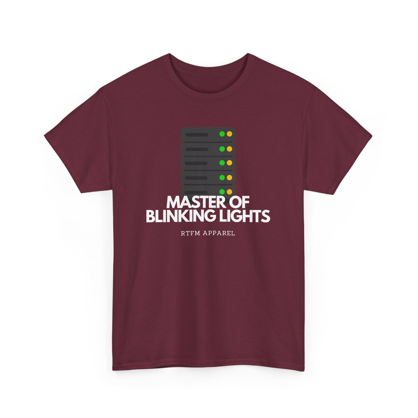 Master Of Blinking Lights - Sysadmin, IT, DevOps, Server Rack Funny