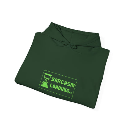 Sarcasm Loading Hoodie - IT Geek Humor, Tech Lover Gift, Funny Sysadmin Apparel