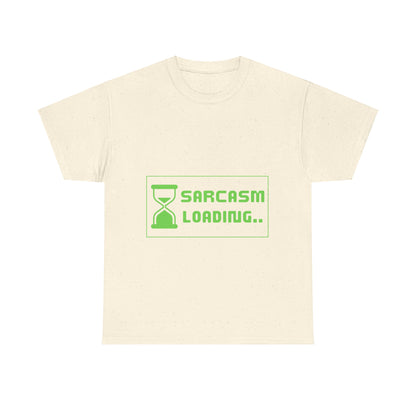 Sarcasm Loading Hourglass - Tech Humor, IT, Cyber Security Tee