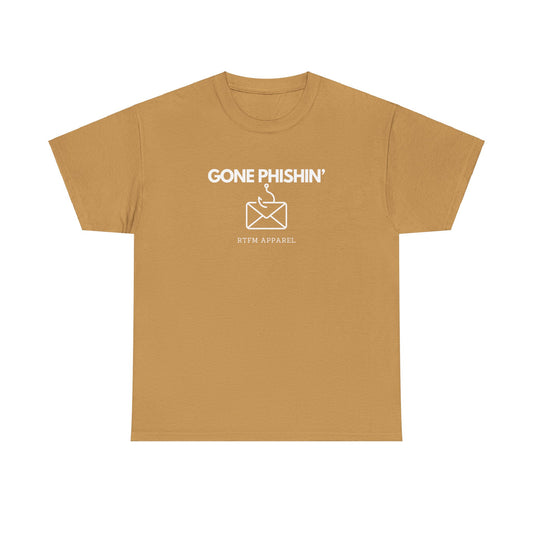 Gone Phishin' - RTFM Apparel Cybersecurity IT Tech Tee