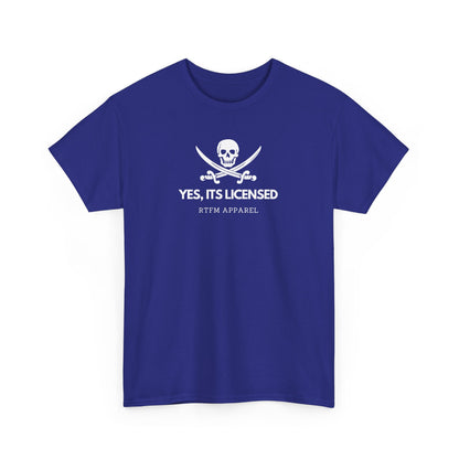 Yes, It's Licensed - RTFM Apparel Skull Humor Tech Geek