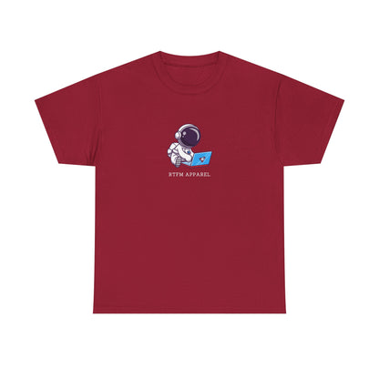 RTFM Apparel - Astronaut With Laptop Geek Humor Tech IT Sysadmin