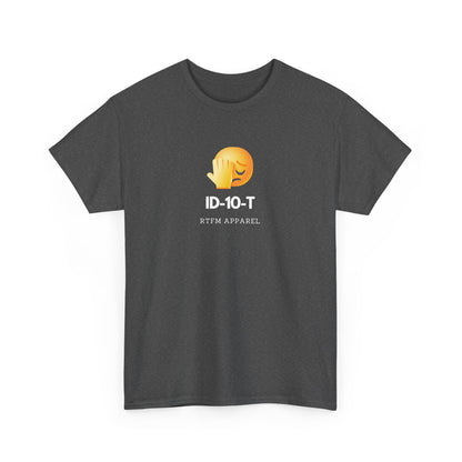 ID-10-T Funny Tech Humor T-Shirt For IT Professionals And Geeks