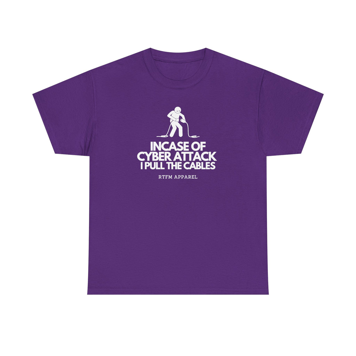 In Case Of Cyber Attack — Sysadmin Tee