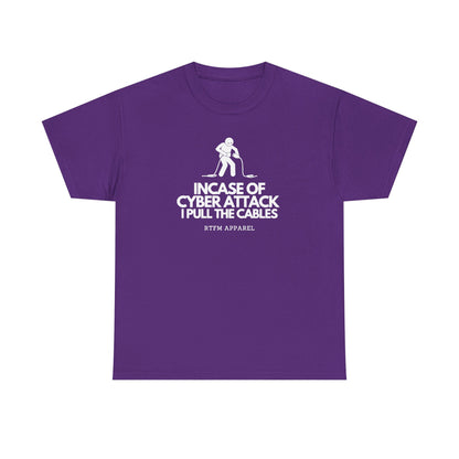 In Case Of Cyber Attack — Sysadmin Tee