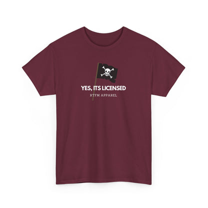 Yes, It's Licensed - Sysadmin, Cybersecurity, RTFM Apparel, Tech Humour