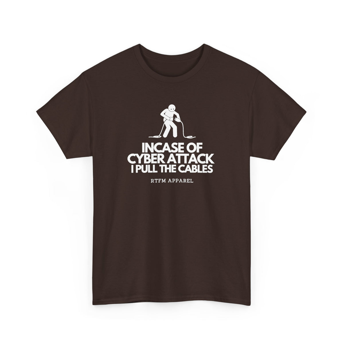 In Case Of Cyber Attack — Sysadmin Tee