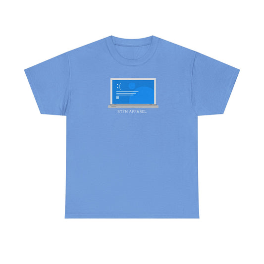 RTFM Apparel Laptop Funny Tech Humor - IT, Cyber Security, Geeky Tee
