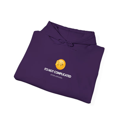 It's Not Complicated Emoji Humor RTFM Hoodie - Tech, IT, Sysadmin, Network Admin