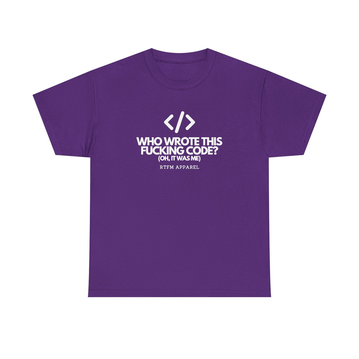 Who Wrote This Code? Oh — Developer Tee