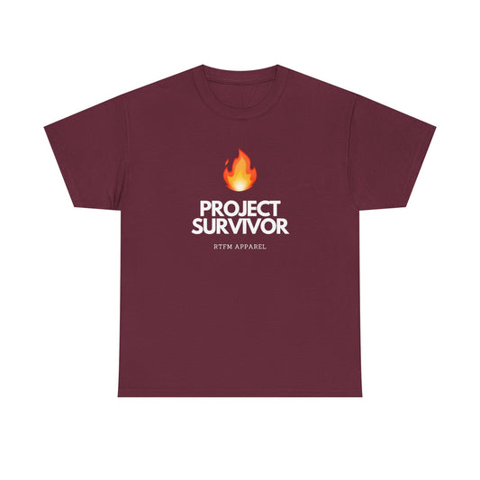 Project Survivor RTFM Apparel Flame Design - Tech, IT, Cybersecurity Engineer Humor 2025