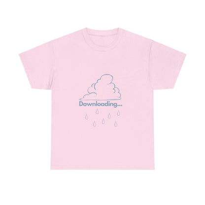 Downloading Cloud Raindrops - Tech Geek Humor