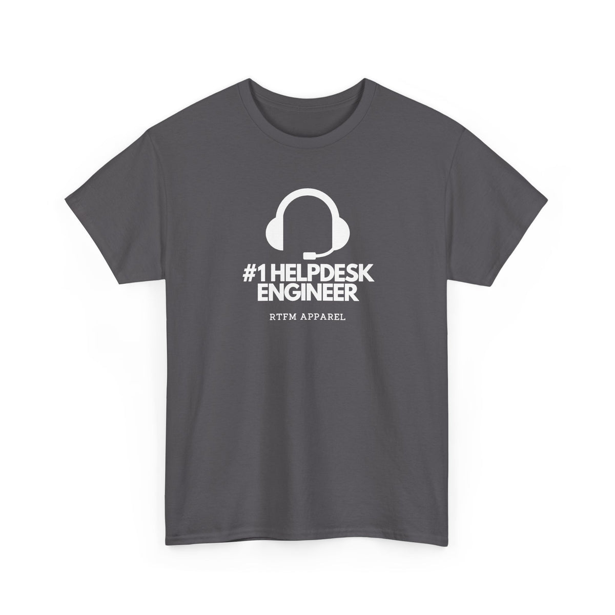 #1 Helpdesk Engineer Headset — IT Support Tee