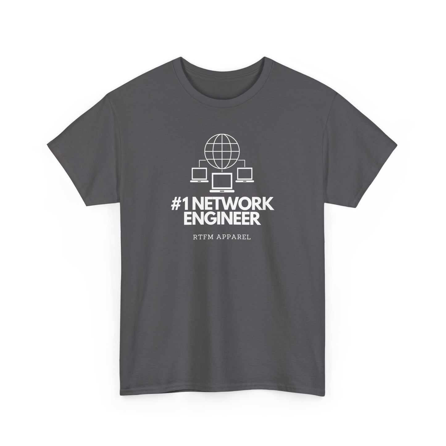 #1 Network Engineer RTFM Apparel - Funny Sysadmin, IT Pro, Network Shirt