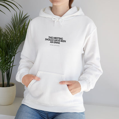 This Meeting Should Have Been An Email - Cozy IT Humor Hoodie, Tech Geek, Sysadmin