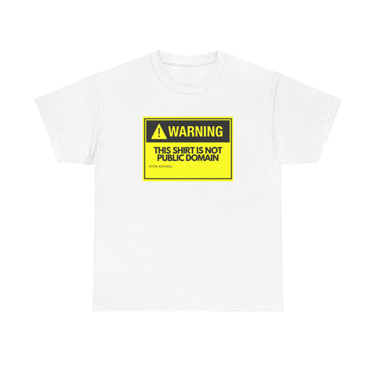 Warning This Shirt Is Not Public Domain Funny Tech Humor