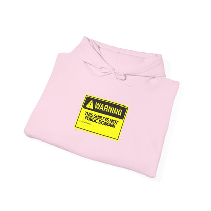 Warning! This Hoodie Is Not Public Domain - RTFM Apparel Humor