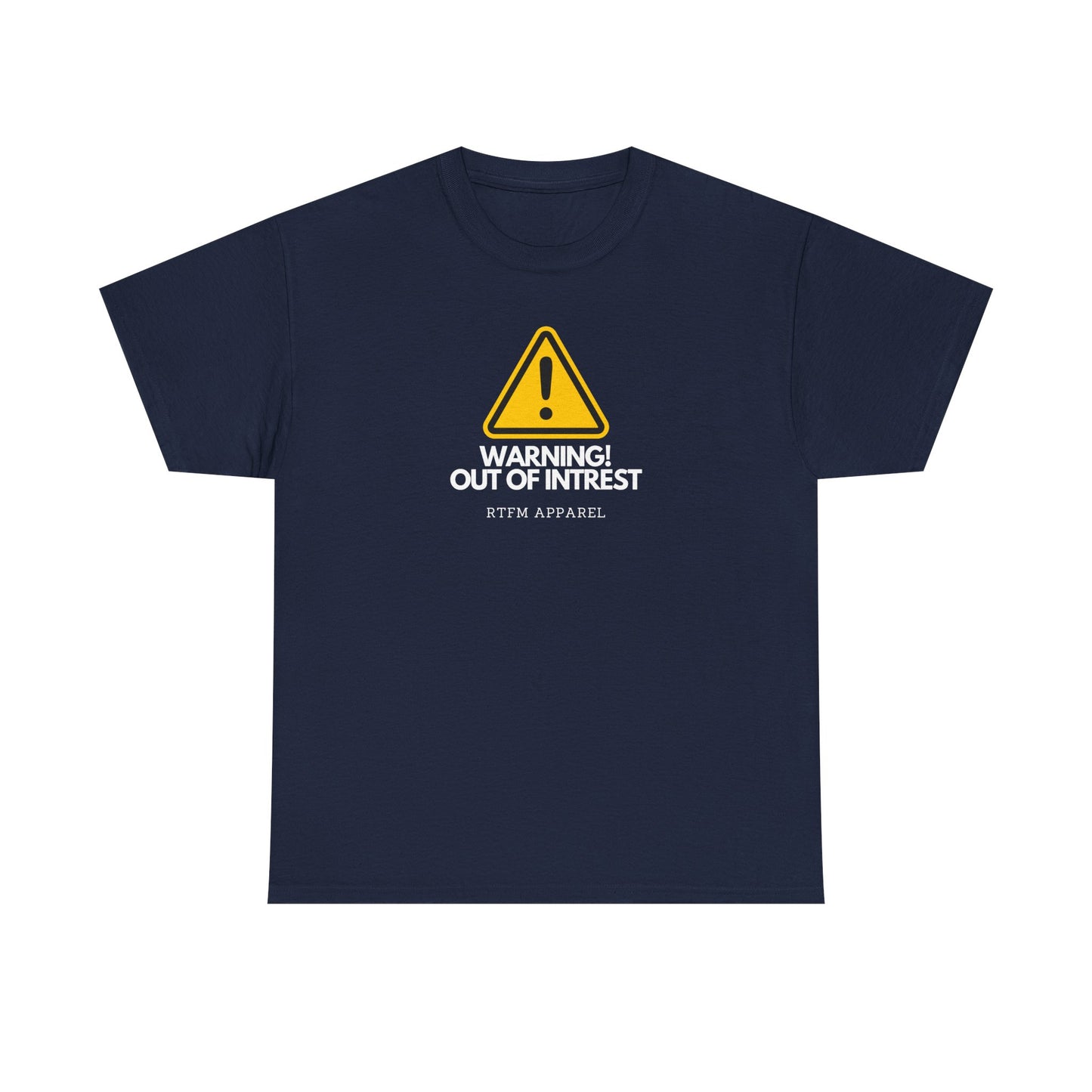 Warning Out Of Interest Funny Tech Humor IT Geek Tshirt For Developers