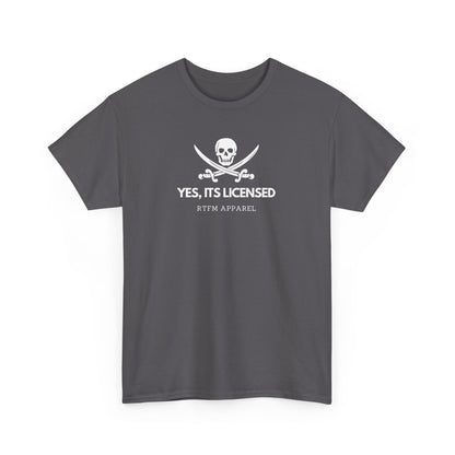 Yes, It's Licensed - RTFM Apparel Skull Humor Tech Geek