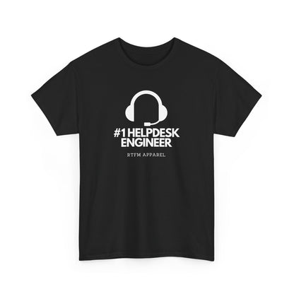 #1 Helpdesk Engineer Headset RTFM Apparel - Funny Tech, IT, Sysadmin
